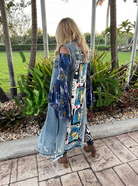 denim maxi Side